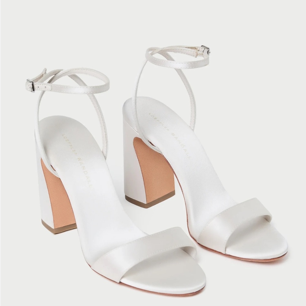 Loeffler Randall Malia Cream Curved Heel